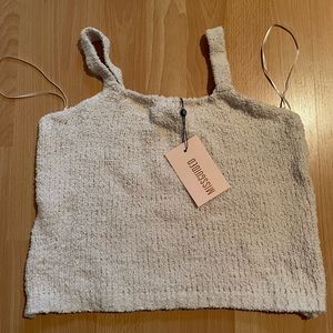 * MOVING SALE - MUST GO * Missguided Fuzzy Crop Tank Top